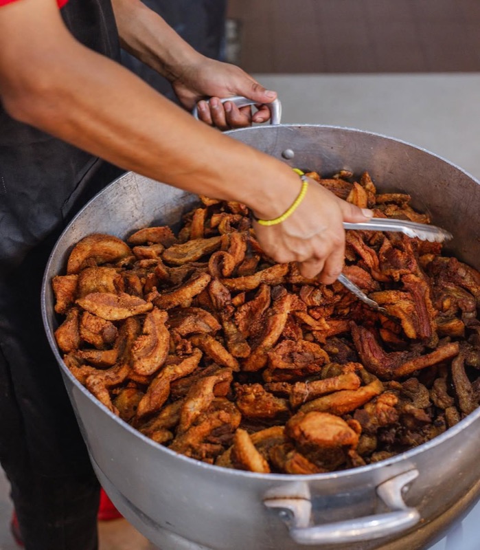 Producción de chicharrón